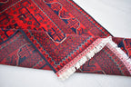 4.10 x 3.3 Ft Bokhara Rug Turkmen 100% Wool Afghan Veg dyes Handmade bukhara Pattern Turkmen Oriental Rug