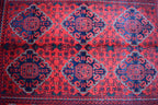 Ft 5.0 x 3.4 Bokhara Rug Turkmen 100% Wool Afghan Veg dyes Handmade bukhara Pattern Turkmen Oriental Rug
