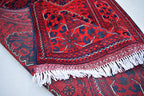 Ft 5.0 x 3.4 Bokhara Rug Turkmen 100% Wool Afghan Veg dyes Handmade bukhara Pattern Turkmen Oriental Rug