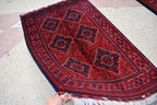 3x6Ft Bukhara Rug Turkmen 100% Wool Afghan Veg dyes Handmade Bukhara Pattern Turkmen Oriental Rug, Rugs For Living Room, Bedroom Rug