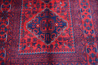5x3 Bokhara Rug Turkmen 100% Wool Afghan Veg dyes Handmade bukhara Pattern Turkmen Oriental Rug, Rugs For Living Room 4.11x3.6 Ft