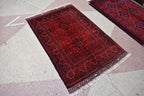5.5 x 3.4 Ft Bokhara Rug Turkmen 100% Wool Afghan Veg dyes Handmade bukhara Pattern Turkmen Oriental Rug