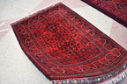 5.5 x 3.4 Ft Bokhara Rug Turkmen 100% Wool Afghan Veg dyes Handmade bukhara Pattern Turkmen Oriental Rug
