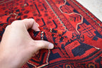 5.5 x 3.4 Ft Bokhara Rug Turkmen 100% Wool Afghan Veg dyes Handmade bukhara Pattern Turkmen Oriental Rug