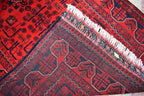 5.5 x 3.4 Ft Bokhara Rug Turkmen 100% Wool Afghan Veg dyes Handmade bukhara Pattern Turkmen Oriental Rug