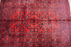 3x5Ft Bokhara Rug Turkmen 100% Wool Afghan Veg dyes Soft Wool Rug, Accent Size Rug, Bedroom Rug, Entrance Rug
