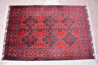 Bokhara Rug Ft 5.1*3.5 Turkmen 100% Wool Afghan Veg dyes Handmade bukhara Pattern Turkmen Oriental Rug