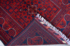 3x5 Bukhara Red Rug Turkmen 100% Wool Afghan Handwoven Rug, Natural Veg dyes, Rug for Living Room, Rug for Bedroom 5.2 x 3.5