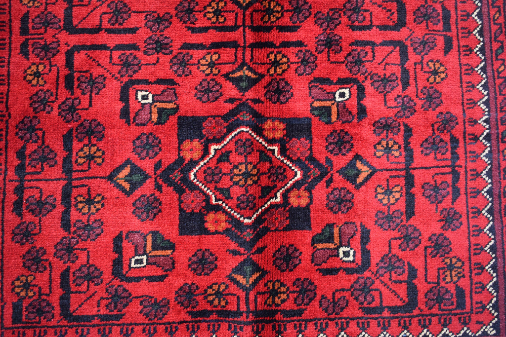 3x5 Bukhara Rug Turkmen 100% Wool Afghan Veg dyes Handmade Bukhara Pattern Turkmen Oriental Rug, Bedroom Rug, Living Room Rug 5.0x3.4 ft