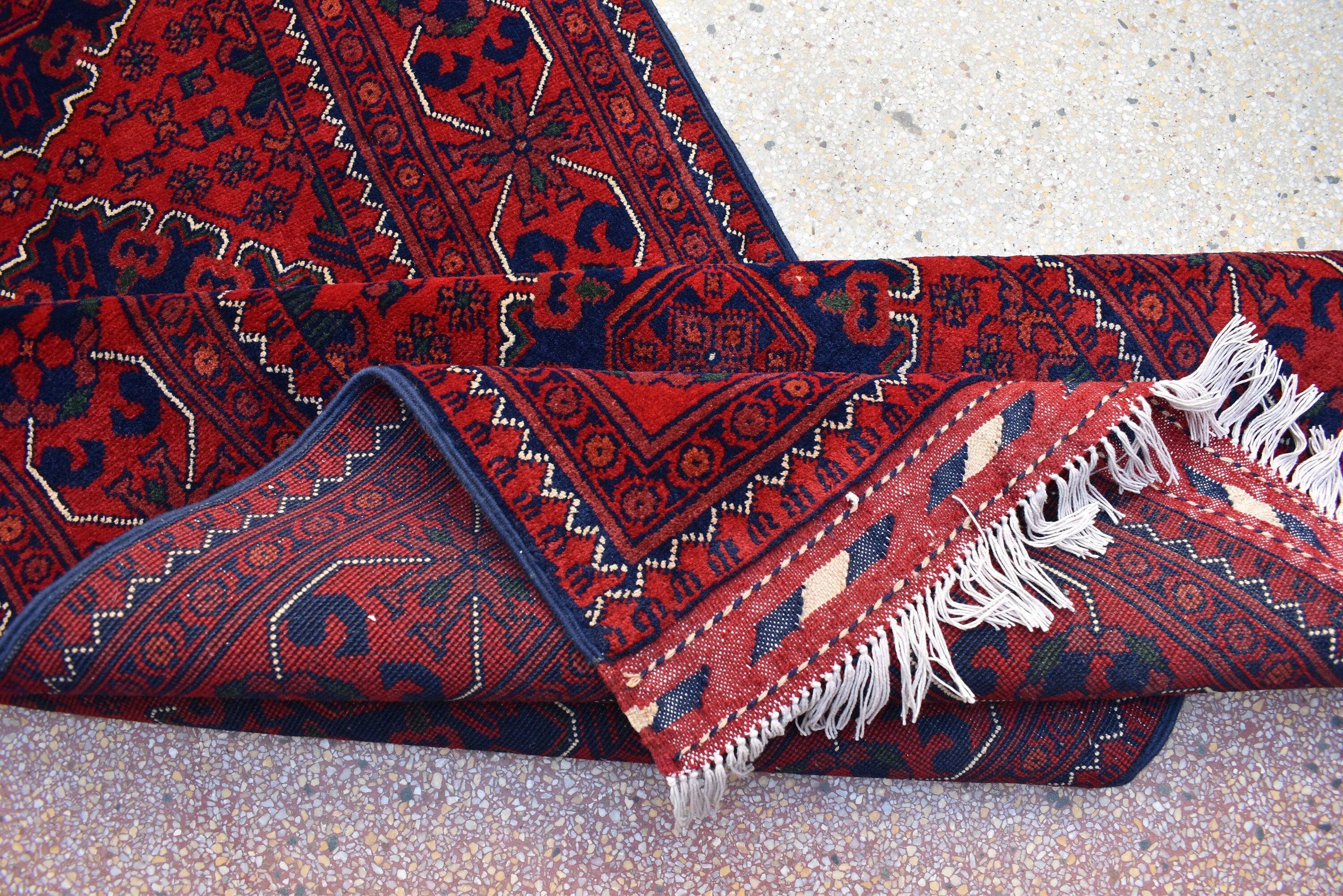23.0 x 2.9 Ft Long Runner Best Quality Turkmen Khamiyab Khal Mohammadi Bokhara Runner Afghan Handmade Wool Oriental Hallway runner
