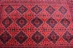 8x5 Bokhara Rug Turkmen 100% Wool Afghan Veg Dyes Handmade Bukhara Pattern Area Rug Turkmen Oriental Rug, Living Room Rug 7.11x5.7 Ft