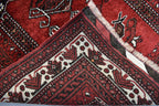 4.2 x 2.9 Vintage Prayer Rug Fine Quality Tribal Prayer Rug Oriental Turkmen Area Rug Handmade Wool Rug Muslim Prayer Carpet