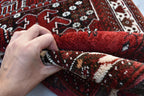 4.2 x 2.9 Vintage Prayer Rug Fine Quality Tribal Prayer Rug Oriental Turkmen Area Rug Handmade Wool Rug Muslim Prayer Carpet