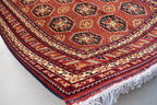 9.10 x 6.6 Ft Afghan Turkmen rug 100% Soft Wool Rug Samarqand Handmade Oriental Living room rug