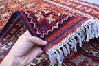 9.10 x 6.6 Ft Afghan Turkmen rug 100% Soft Wool Rug Samarqand Handmade Oriental Living room rug