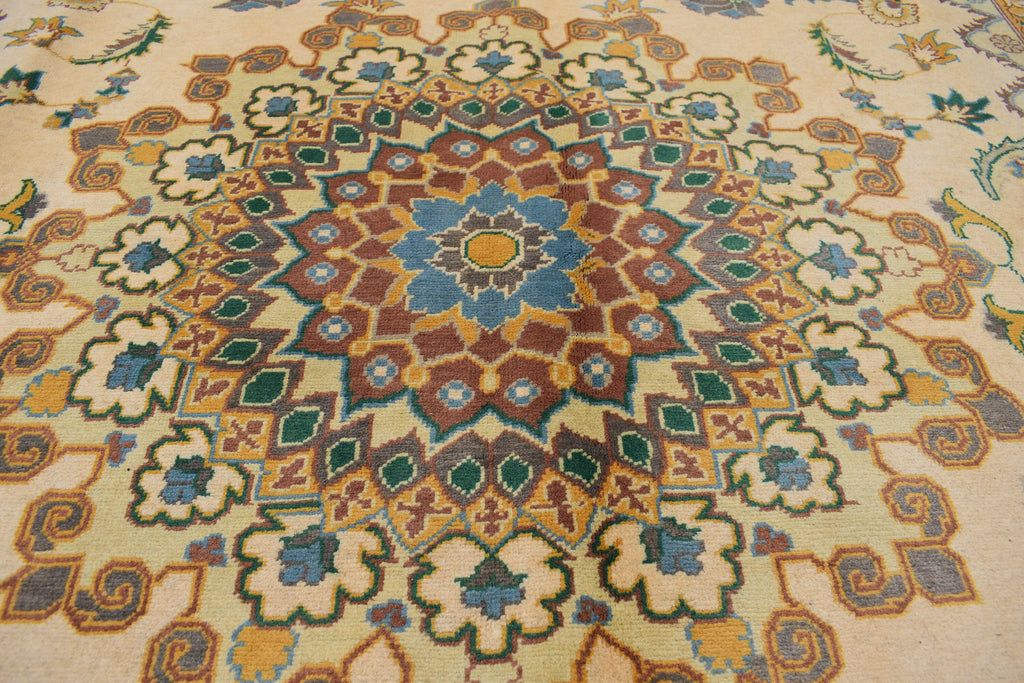 6x10 Authentic Bukhara Medallion Rug - Handwoven Traditional Rug for Elegant Home Decor, Living Room Rug, Bohemian Rug 10.2x6.5 Ft