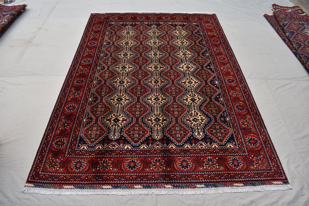 10x7 Exquisite Maranus Rug – Handmade Afghan Beauty – Perfect for Large Spaces, Living Rooms – Luxurious Wool, Free Shipping 9.8x6.8 ft
