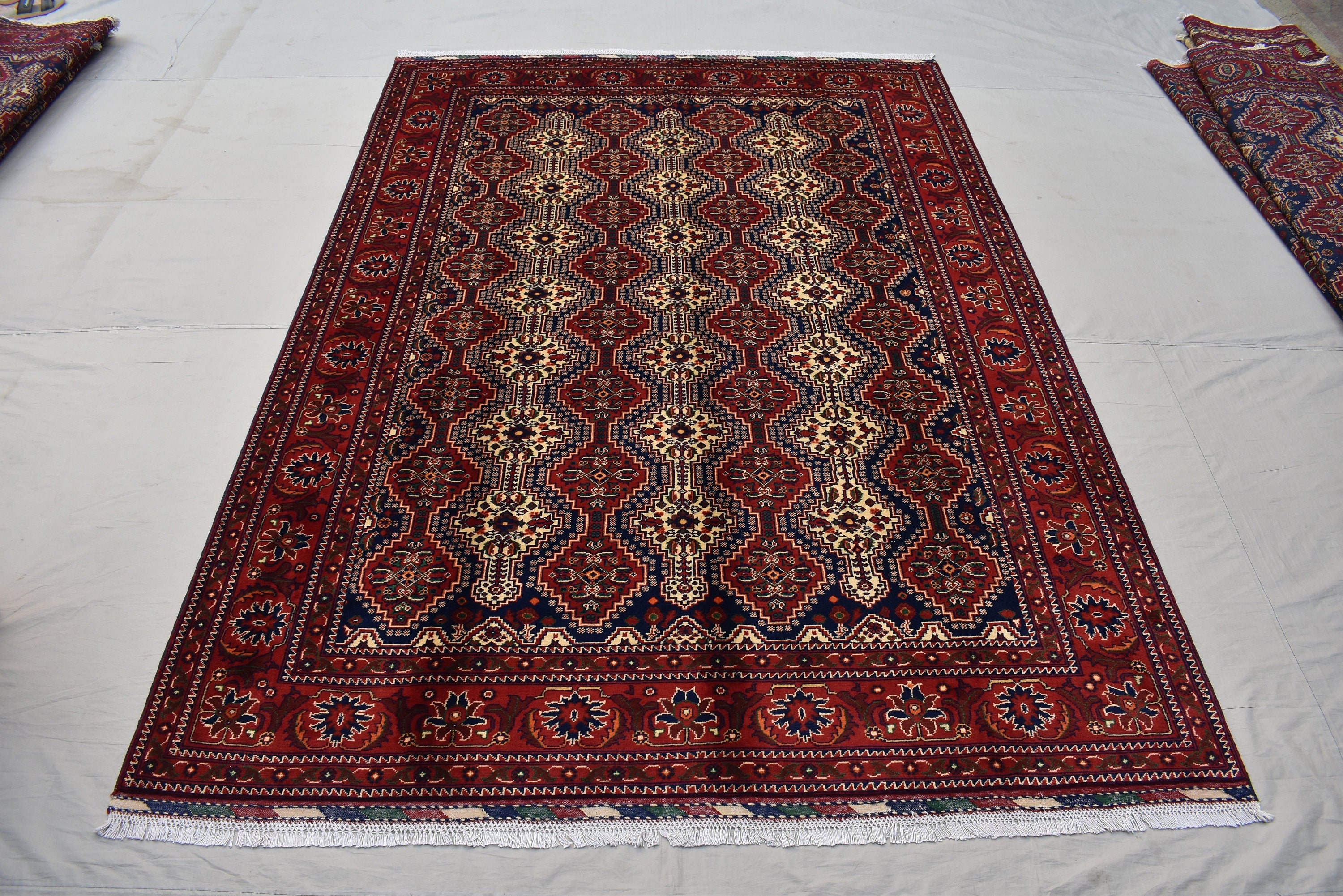10x7 Exquisite Maranus Rug – Handmade Afghan Beauty – Perfect for Large Spaces, Living Rooms – Luxurious Wool, Free Shipping 9.8x6.8 ft