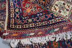 10x13 Large Yalama Gul Tribal Afghan Hand-knotted Rug, Multiple colors, Rug for Living Room, Dining Room Rug, Authentic Persian Home Style