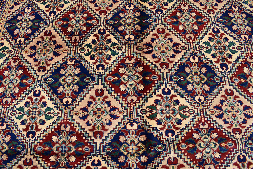 8x12Ft Large Afghan Handwoven Rug, Turkmen Wool Area Rug, Vegetable Dyed Multi Color Beautiful Rug, Rug for Living Room, Bedroom Rug 364x254