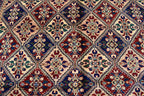 8x12Ft Large Afghan Handwoven Rug, Turkmen Wool Area Rug, Vegetable Dyed Multi Color Beautiful Rug, Rug for Living Room, Bedroom Rug 364x254