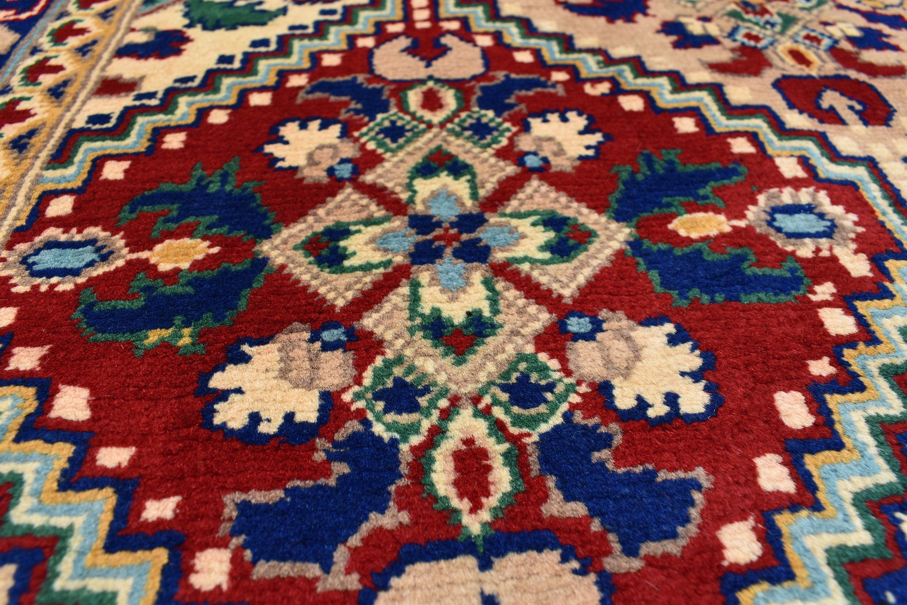 8x12Ft Large Afghan Handwoven Rug, Turkmen Wool Area Rug, Vegetable Dyed Multi Color Beautiful Rug, Rug for Living Room, Bedroom Rug 364x254