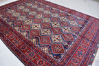 8x12 Authentic Bukhara Rug -Handwoven Central Asian Masterpiece for Your Home, Boho Home Decor, Rug for Living Room, Dining Room 11.9x8.2 ft