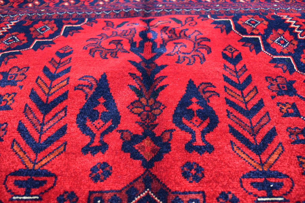 8x11 Top Quality Rug-Top Quality Handwoven Oriental Rug for Elegant Interiors,Rug for Living Room, Dining room Rug, Rich Red and Blue Rug