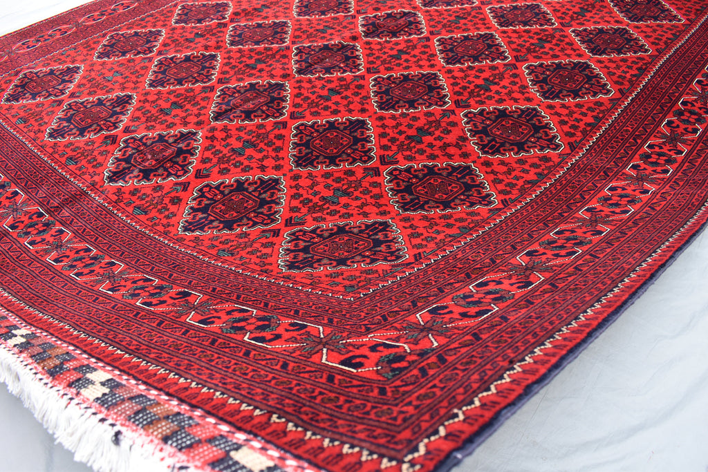 11.8x8.1 Ft Large Area Rug Bokhara Rug Sale Price Turkmen 100% Wool Afghan Veg Dyes Handmade Bukhara Pattern Area Rug Turkmen Oriental Rug