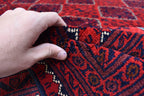 11.8x8.1 Ft Large Area Rug Bokhara Rug Sale Price Turkmen 100% Wool Afghan Veg Dyes Handmade Bukhara Pattern Area Rug Turkmen Oriental Rug