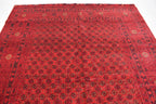 8x12Ft Large Area Rug, Afghan Tribal Handwoven Shirin Takab Rug, Turkmen Wool Area Rug, Rug for living room, Wedding gift for newly weds