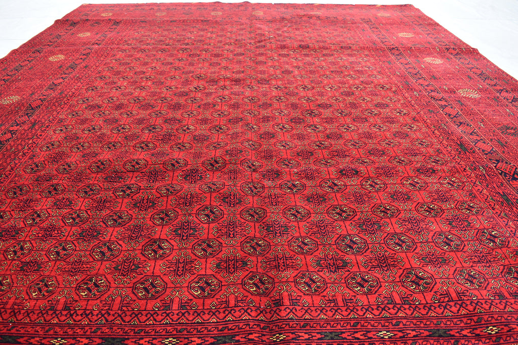 8x12Ft Large Area Rug, Afghan Tribal Handwoven Shirin Takab Rug, Turkmen Wool Area Rug, Rug for living room, Wedding gift for newly weds