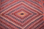 4x4Ft Square Area Rug, Afghan Handmade Mashwani Soft Rug, Tribal Rug, Turkmen Antique Geometric Rug, Rug Bedroom Rug, Dining Room Rug