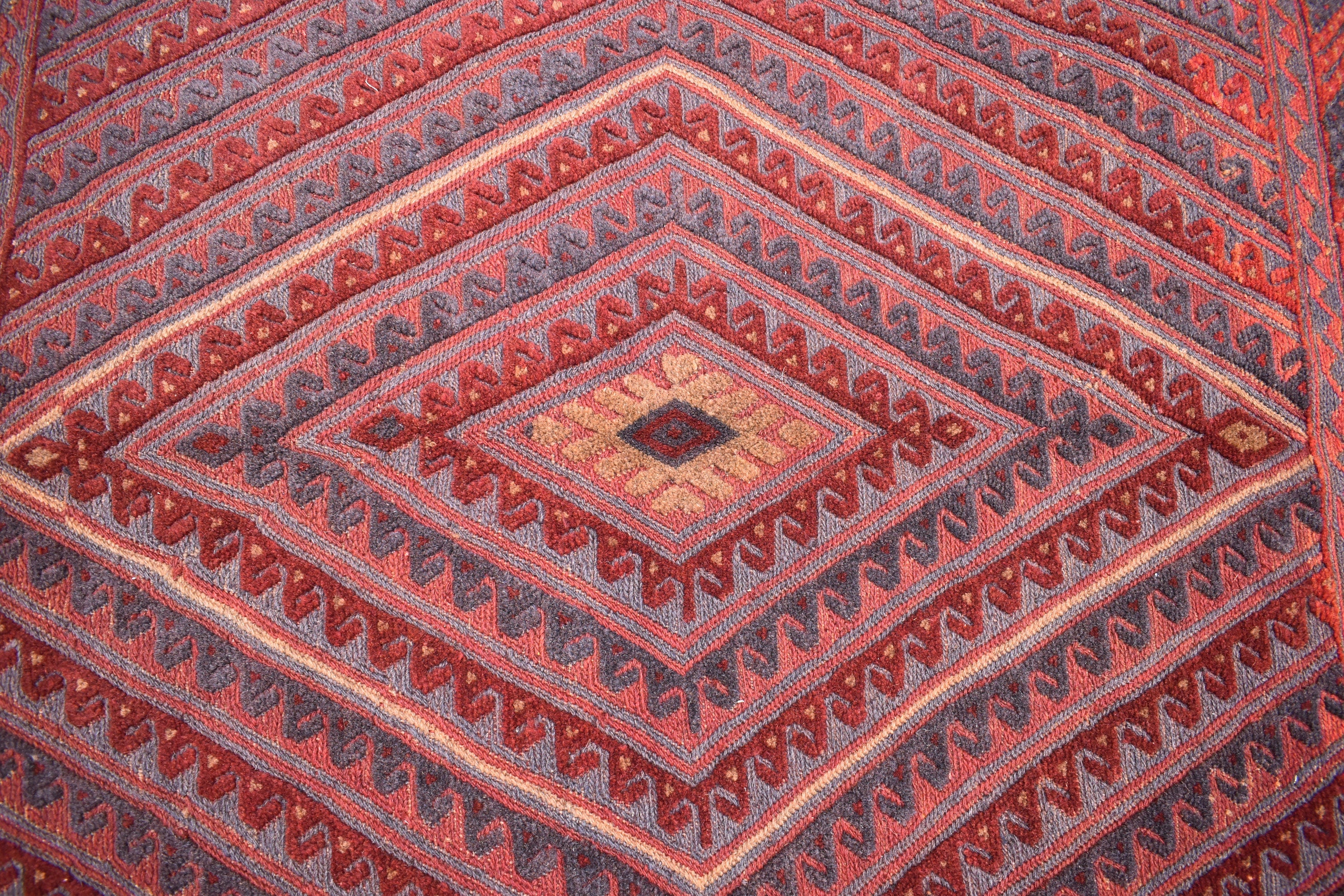 4x4Ft Square Area Rug, Afghan Handmade Mashwani Soft Rug, Tribal Rug, Turkmen Antique Geometric Rug, Rug Bedroom Rug, Dining Room Rug