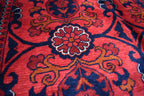 4.11 x 3.4 Ft Handamde Beljik Rug, Top Quality Afghan Rug Turkmen Tribal Rug Oriental Rug Veg Dye 100% Wool Living Room Rug Bedroom Rug