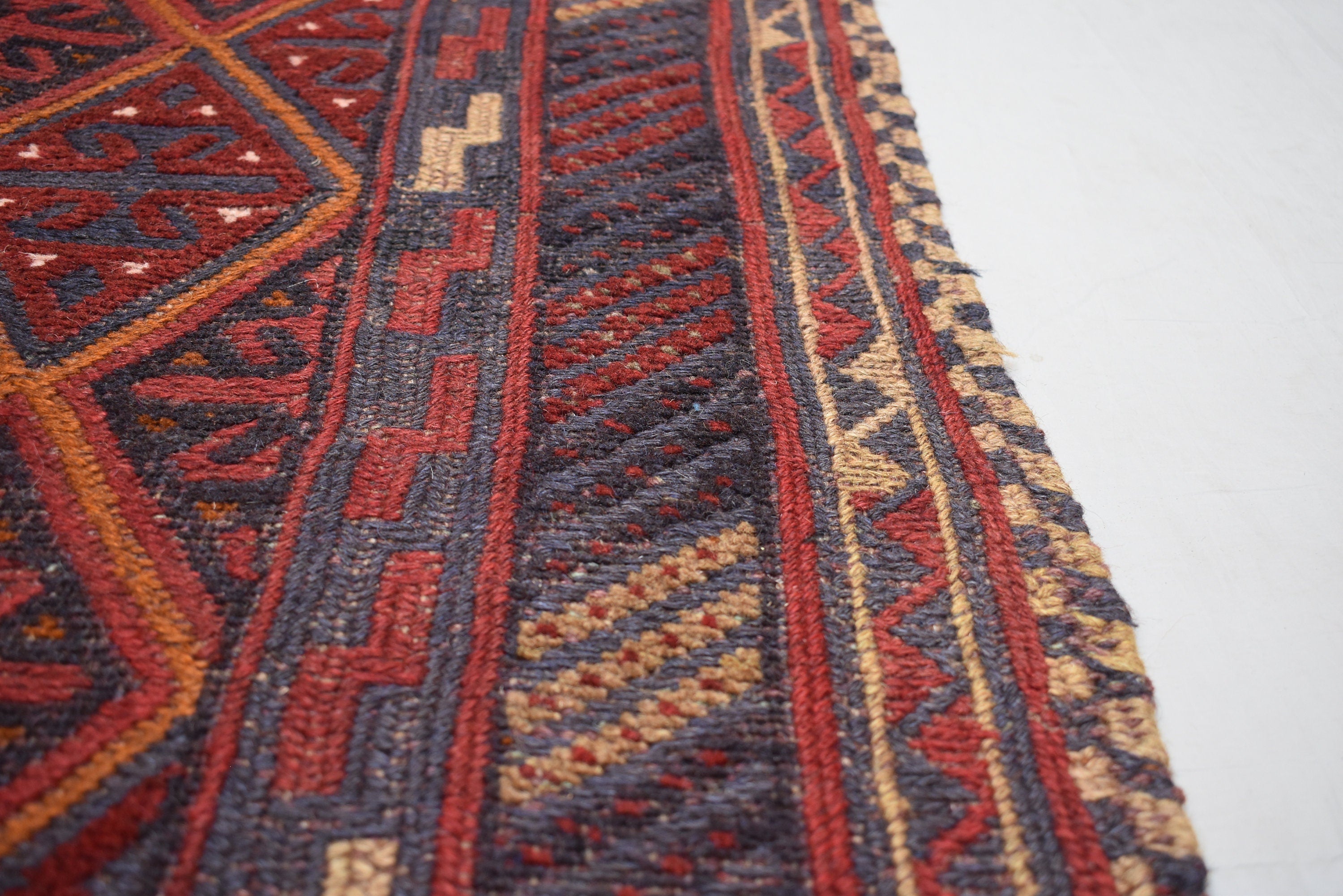 4x4 Ft Old Mashwani Area Rug, Afghan Handmade Soft Rug, Tribal Mashwani Rug, Turkmen Antique Geometric Rug, Rug Bedroom Rug