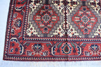 5.4x3.4 ft Handwoven Manarus Yousafi Carpet - Traditional Wool Rug, oriental area rug, Geometric rug