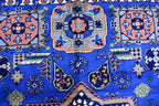 Authentic Mamluk Carpet - 4.11x3.4 ft Handcrafted Wool Rug, oriental mamluk rug, living room rug