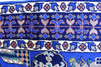 Authentic Mamluk Carpet - 4.11x3.4 ft Handcrafted Wool Rug, oriental mamluk rug, living room rug