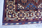 5.4×3.5 ft Kashi rug, tribal area rug, Afghan handmade wool Rug, Rich colors Geometric pattern Bukhara rug, Rugs for Living Room, Bedroom