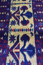 Authentic Yousafi Beljik Carpet 5x3.5 ft: Handwoven Afghan Masterpiece with Traditional Patterns, traditional carpet wool rug