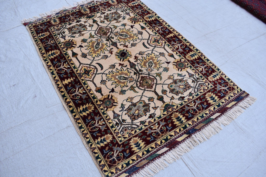4.1x2.8 ft Chob Rang, Afghan Rug, Handwoven, Natural Dyes, Wool, Authentic, Rugs for Living Room, Bedroom Rug, Office Rug