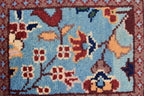 Mirror Carpet 6.7x4.11 ft Handwoven Maranus Chob Rug, Authentic Afghan Wool Rug with Intricate Geometric Patterns, Rugs for Living Room