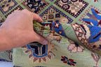 Handwoven Maranus Chob Rug 6'11" x 4'11" – Premium Afghan Carpet with Natural Dye and Wool perfect for living room