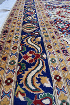 17x10 Handmade Chob Rang Carpet Authentic Afghan Wool Rug | Large Vintage Area Carpet for living room and dinning room 17.3x9.5 ft