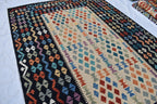 Handmade Kilim Chobi Rug - 9.8x6.8 ft | Traditional Afghan Carpet for Living Rooms | Farm House Rug | Bedroom Rug