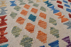 Handmade Kilim Chobi Rug - 9.8x6.8 ft | Traditional Afghan Carpet for Living Rooms | Farm House Rug | Bedroom Rug