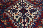 Handwoven Afghan Runner Rug - 18.2x3.1 ft | Authentic Afghan Carpet for Hallway Rug, Entryway Rug, Rustic Hallway Rug