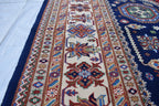 Handmade Kashi Maranus Carpet - 9.10x6.7 ft | Authentic Afghan Rug with Traditional Patterns