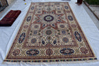 Chob Rang Carpet - 11.5x6.7 ft | Handwoven Afghan Rug with Rich Patterns and Colors